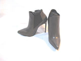 NEW NIB SAINT LAURENT PARIS Stiletto Heel BOOT Bootie 36.5 GREY EARTH