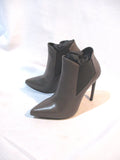 NEW NIB SAINT LAURENT PARIS Stiletto Heel BOOT Bootie 36.5 GREY EARTH
