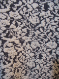CHLOE Wool Floral Sweater Top OFF WHITE GREY GRAY Pullover Jumper Pockets