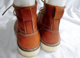 STALLION ROMANIA Leather HIKING Work Boots BROWN NUBUCK Men 5.5 Womens 7.5