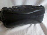TIGNANELLO Leather Shoulder Bag Crossbody Purse Handbag Wallet BLACK