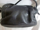 TIGNANELLO Leather Shoulder Bag Crossbody Purse Handbag Wallet BLACK