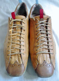 Womens PAUL SMITH Lace Up Driving Shoes Leather Loafer Derby 9 BROWN COGNAC Oxford