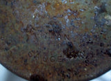 Vtg 300 Cast Iron Sauce Pan + Ladle 8.5" Pot Pan Cooking Camping Sits Flat