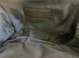 STRENESSE GABRIELE STREHLE ITALY Suede satchel clutch bag purse BROWN ESPRESSO Leather