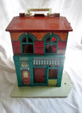 Vintage 1974 FISHER PRICE 938 SESAME STREET Little People Playset Furniture Accessories +