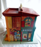 Vintage 1974 FISHER PRICE 938 SESAME STREET Little People Playset Furniture Accessories +