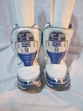 Kids Childrens STAR WARS R2D2 Light Up BOOT Lined BLUE SILVER 1 WINTER