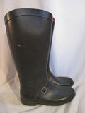 Womens Ladies CAPELLI Wellies Rain Duck Boots Gumboots Shoes BLACK 7 Puddle Jumpers