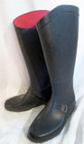 Womens Ladies CAPELLI Wellies Rain Duck Boots Gumboots Shoes BLACK 7 Puddle Jumpers