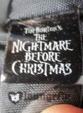 NIGHTMARE BEFORE CHRISTMAS SKULL CROSSBONES Bag Hobo Purse BLACK WHITE PINK Star