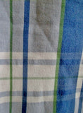 Womens ABERCROMBIE & FITCH Casual Cotton SHORTS MADRAS PLAID 4 BLUE GREEN