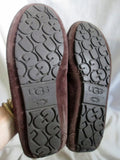 Womens UGG AUSTRALIA Uggs 5133 DAKOTA Suede Leather Moc 9 BROWN Shearling