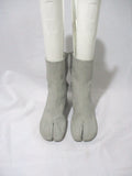 NEW MAISON MARTIN MARGIELA Split Toe TABI Bootie Boot 36 6 GRAY SILVER PARIS