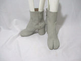 NEW MAISON MARTIN MARGIELA Split Toe TABI Bootie Boot 36 6 GRAY SILVER PARIS