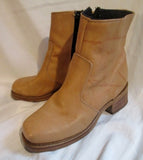 Womens DURANGO Western Cowboy Buckaroo Gringo Leather BOOTS BOOTIES BEIGE 8