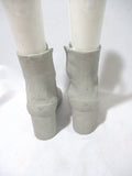 NEW MAISON MARTIN MARGIELA Split Toe TABI Bootie Boot 36 6 GRAY SILVER PARIS