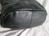 TIGNANELLO leather hobo satchel shoulder bucket bag crossbody BLACK sling