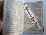 Antique 1812 New Testament of Our Lord and Saviour Jesus Christ Leather Book BROWN Bible