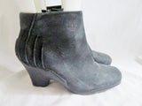 Womens TIMBERLAND BAYCHESTER Leather Ankle BOOT BLACK 7.5 Bootie Shoe