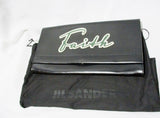 NWT NEW GOTTA HAVE FAITH Jil Sander Maia Leather Clutch Purse Bag Appliquéd