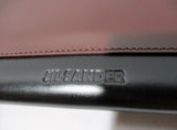 NWT NEW GOTTA HAVE FAITH Jil Sander Maia Leather Clutch Purse Bag Appliquéd