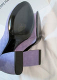 NEW NWT PIERRE HARDY CALF NUBUCK LEATHER Pump Shoe 36 6 LAVENDER Womens NIB