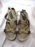 JIL SANDER Braided ROPE SANDAL Flat Shoe Slip-on 36 Boho BROWN BEIGE