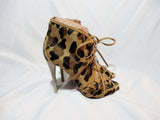 NEW ALAIA PARIS LEOPARD IMPRIME High Heel Bootie Shoe 36.5 6 NWT Womens