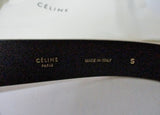 NEW NWT CELINE PARIS Leather Beige Taupe Belt S Beige Tan NIB