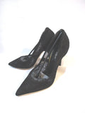 NEW NWT DOLCE & GABBANA BELLUCCI LACE High Heel Stiletto Pump Shoe 36 BLACK