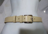 NEW NWT CELINE PARIS Leather Beige Taupe Belt S Beige Tan NIB