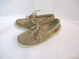 SEBAGO DOCKSIDERS Mocs Boat Shoe Preppy CHESTNUT BEIGE SUEDE 6
