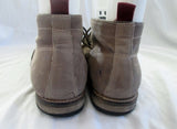 Mens GUESS EDMOND Suede Chukka Desert Boots Shoes Loafers GRAY BEIGE 11