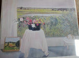 NEW Vtg 1985 JANE FREILICHER SIESTA Poster Print ART GUILD HALL EAST HAMPTON Hamptons