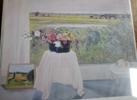 NEW Vtg 1985 JANE FREILICHER SIESTA Poster Print ART GUILD HALL EAST HAMPTON Hamptons