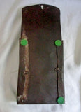 Vtg Handmade HEART METAL Box Wall Organizer Retail Home Display Rustic Mailbox