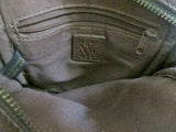 NINE WEST Leather Shoulder Crossbody Man Purse Handbag Travel Bag BROWN S
