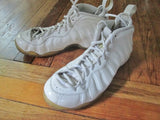 Mens Nike FOAMPOSITE ONE WHITE OUT 314996-100 Hi-Top Basketball Sneaker 10