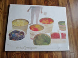NEW Vtg Stock CLAUS HOIE AT THE GREENGROCER Print ART Watercolor Hamptons