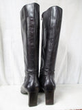 Womens SUDINI NORDSTROM Knee High LEATHER RIDING Moto BOOT 9 BROWN Shoe