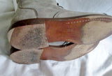Womens 1937 Footwear ITALY Suede LEATHER Steampunk Ankle BOOT Booties 8 BEIGE Desert