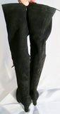 Womens FOREVER Thigh Stiletto Boots FETISH Party Victorian Witch BLACK 7.5 Kinky Tall