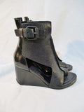 NEW ALEXANDER WANG RAVEN BOOTIE SANDAL 36 6 BLACK Leather Shoe NWT Womens
