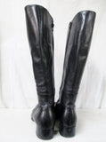 Womens SUDINI NORDSTROM Knee High LEATHER EQUESTRIAN BOOT 9 BLACK Shoe