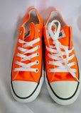 NEW CONVERSE ALL STAR LOWRISE Sneaker Trainer Athletic ORANGE M5 W7 CHUCKS Shoe