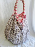 ROBERTA ROLLER RABBIT hobo satchel tote Shoulder bag Vegan Sling FLORAL BATIK