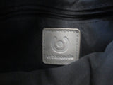 URBAN OXIDE Shoulder Flap Bag Man Purse Messenger Crossbody BLACK Vegan RUBBER
