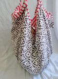 ROBERTA ROLLER RABBIT hobo satchel tote Shoulder bag Vegan Sling FLORAL BATIK