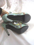 NEW PIERRE HARDY High Heel Shoe Strappy Sandal 37 WTSNAKE MULTICO
